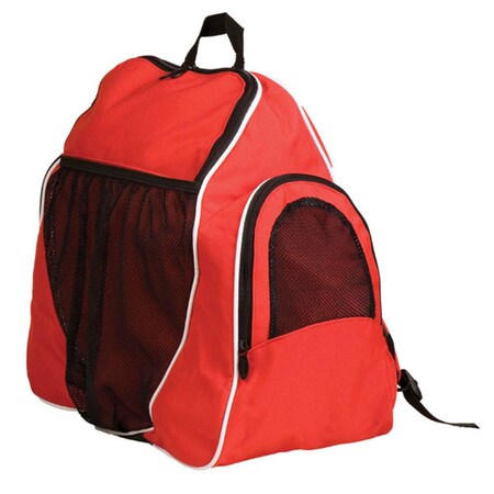 Champion Sports 18 x 19 x 10 in. Deluxe All Purpose Backpack, Red BP1810RD